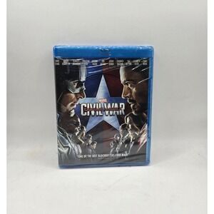 Captain America:‎ Civil War (Blu-ray/Digital, 2017) Marvel Avengers SEALED!
